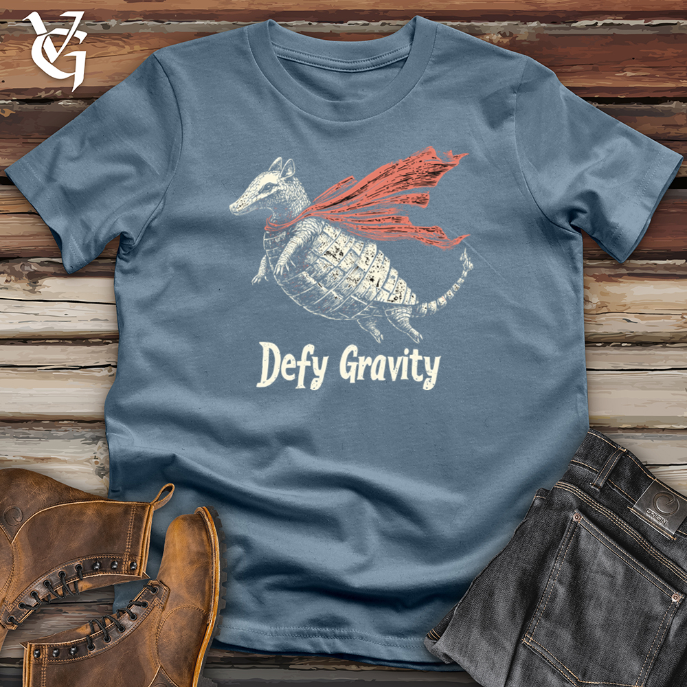 Viking Goods Defy Gravity Armadillo Softstyle Tee Indigo Blue / S