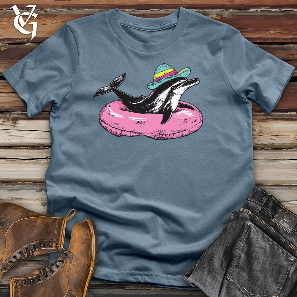 Viking Goods Dolphin Tube Softstyle Tee Indigo Blue / S