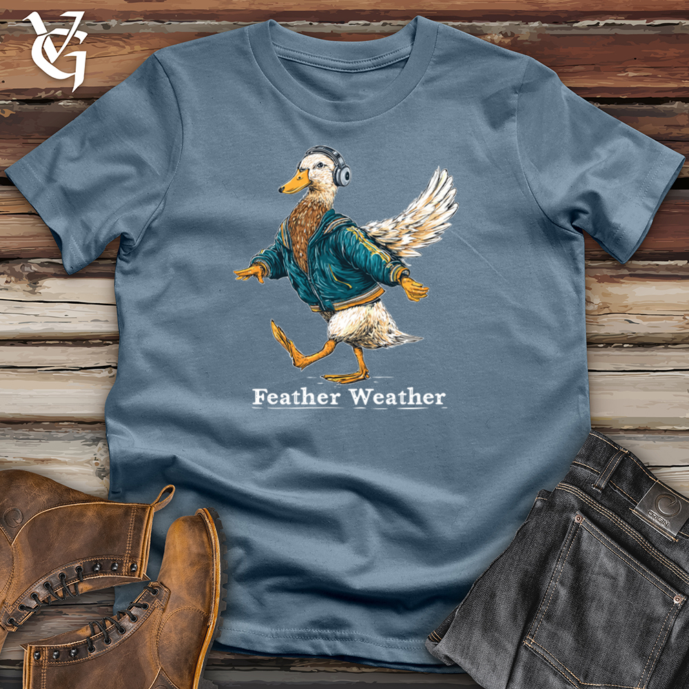 Viking Goods Feather Weather Duck Softstyle Tee Indigo Blue / S