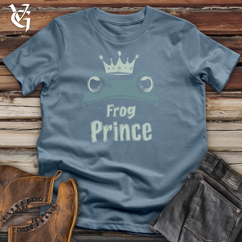 Viking Goods Frog Prince Softstyle Tee Indigo Blue / S