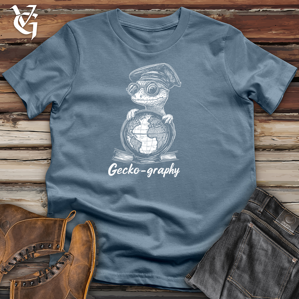 Viking Goods Geckography Softstyle Tee Indigo Blue / S