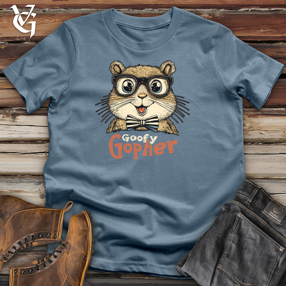Viking Goods Goofy Gopher Softstyle Tee Indigo Blue / S
