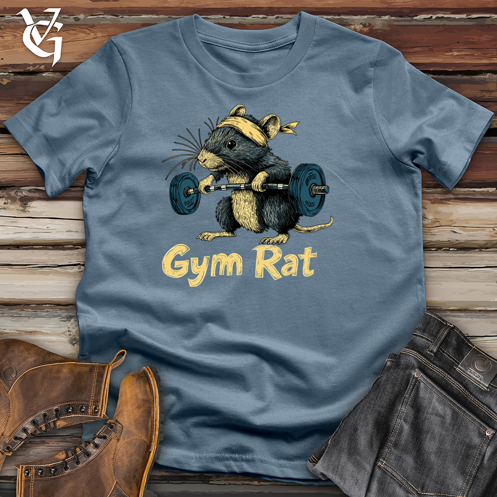 Viking Goods Gym Rat Softstyle Tee Indigo Blue / S