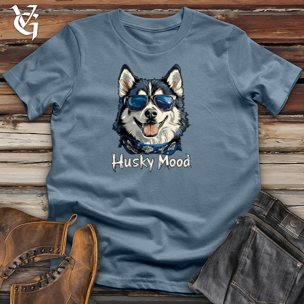 Viking Goods Husky Mood Softstyle Tee Indigo Blue / S