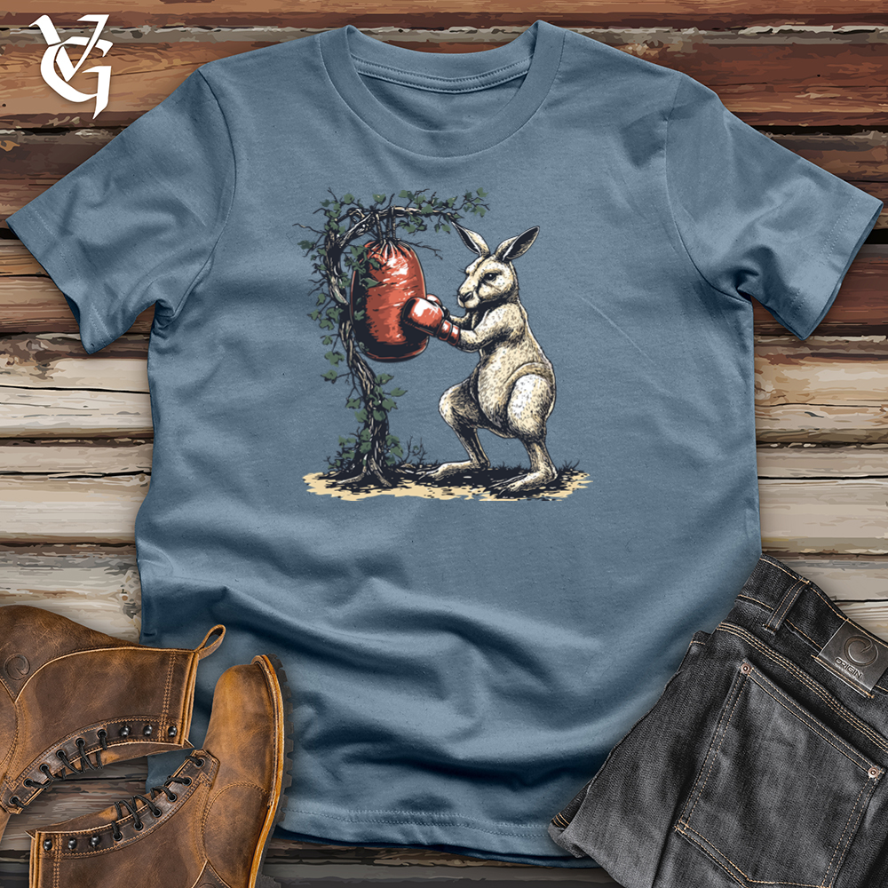 Viking Goods Kangaroo Punching Bag Softstyle Tee Indigo Blue / S