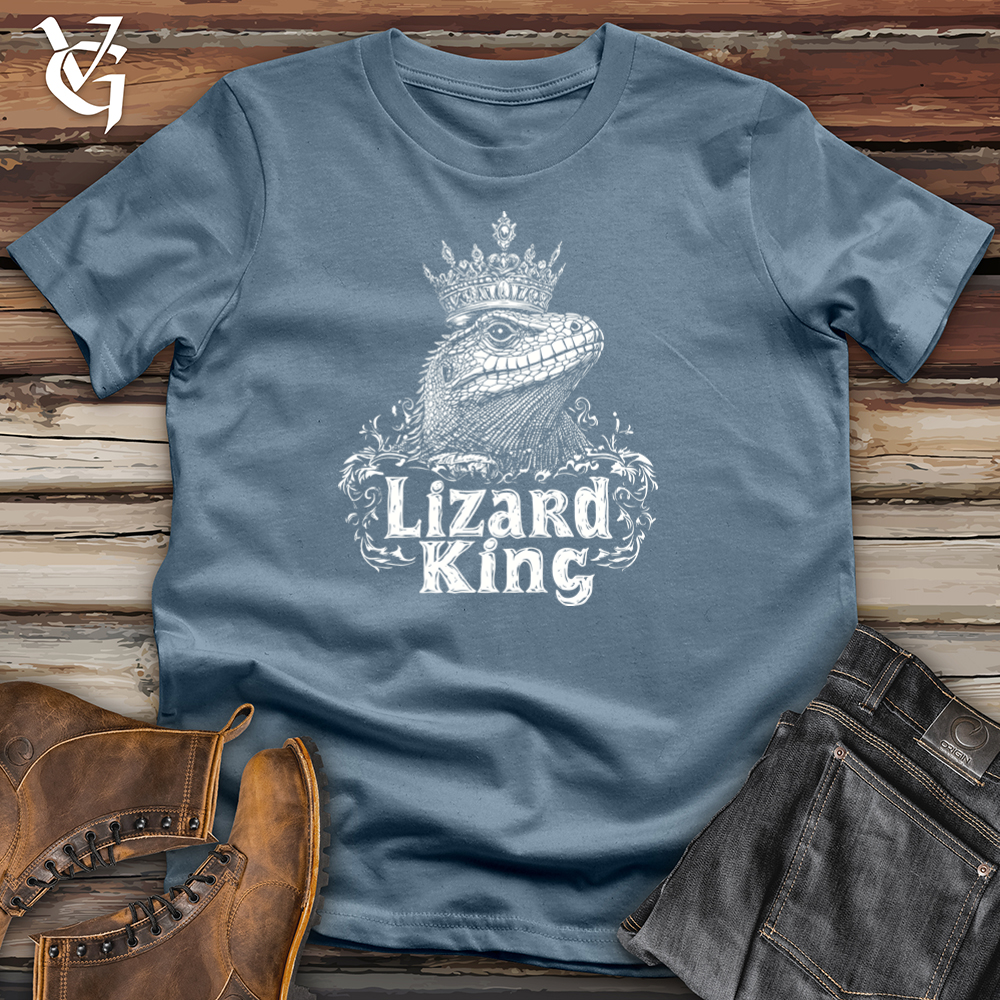 Viking Goods Lizard King Softstyle Tee Indigo Blue / S