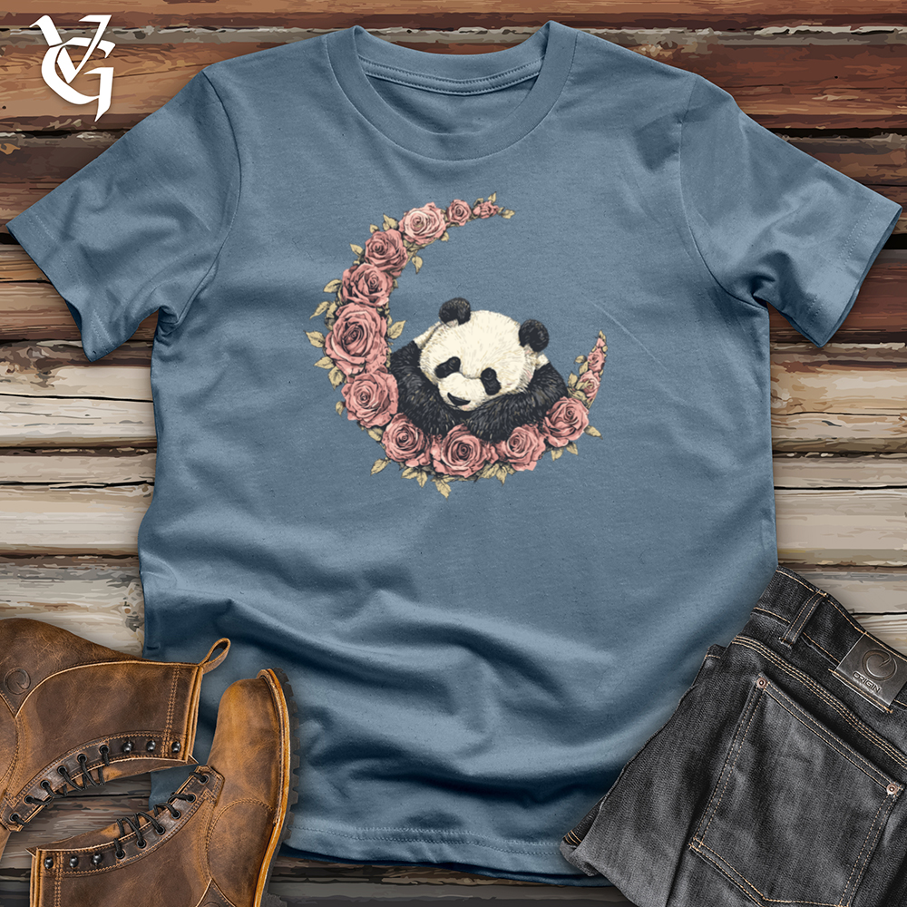 Viking Goods Love Sick Panda Softstyle Tee Indigo Blue / S