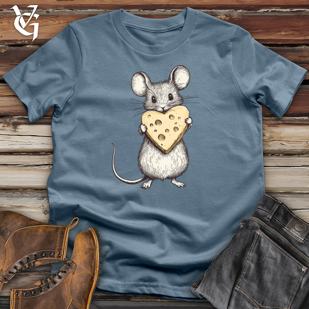 Viking Goods Mouse Valentine Softstyle Tee Indigo Blue / S