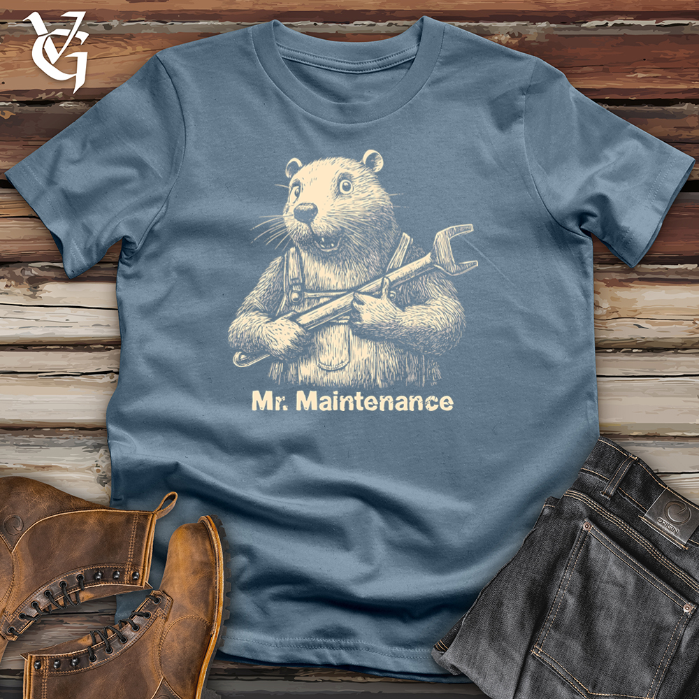 Viking Goods Mr Maintenance Softstyle Tee Indigo Blue / S