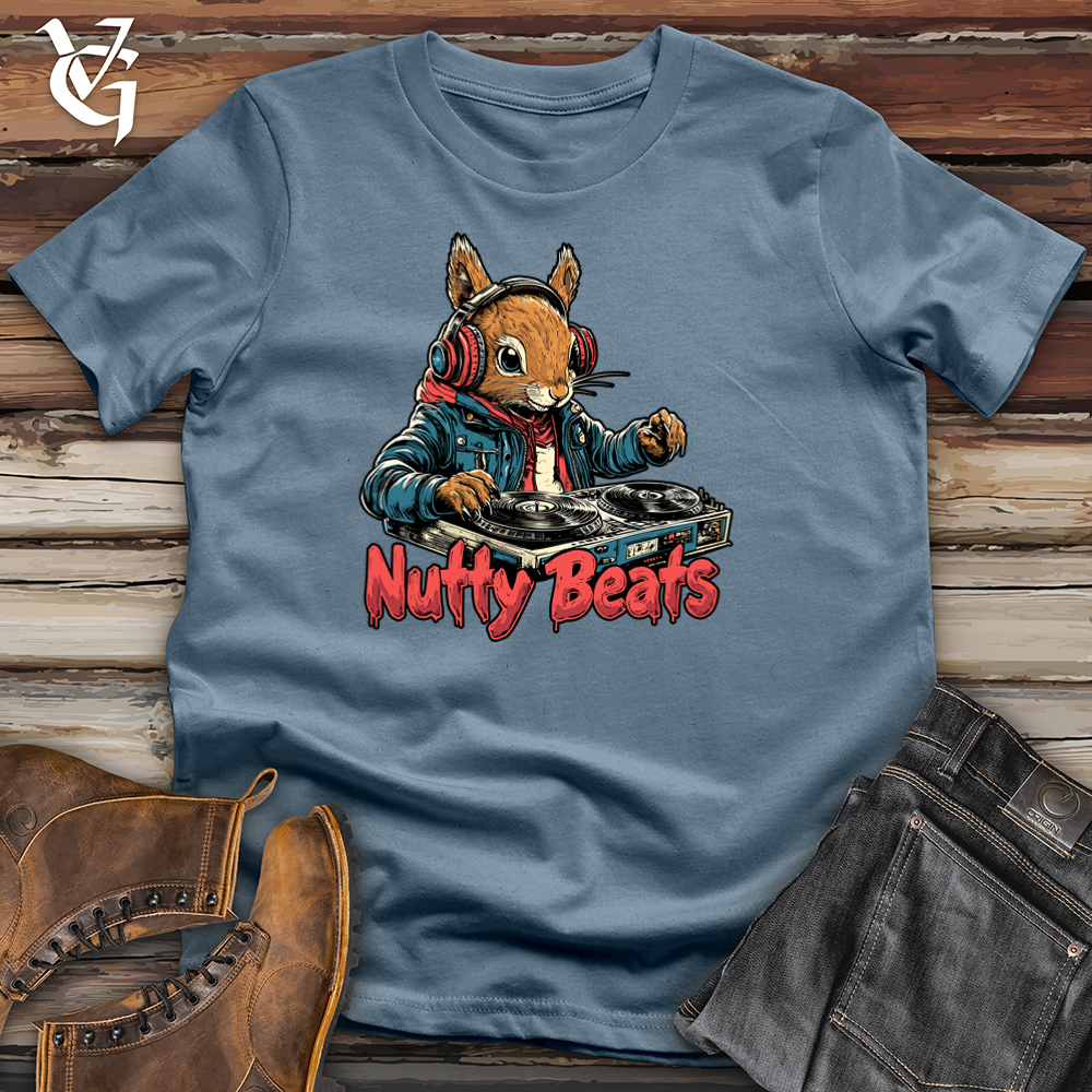 Viking Goods Nutty Beats Softstyle Tee Indigo Blue / S