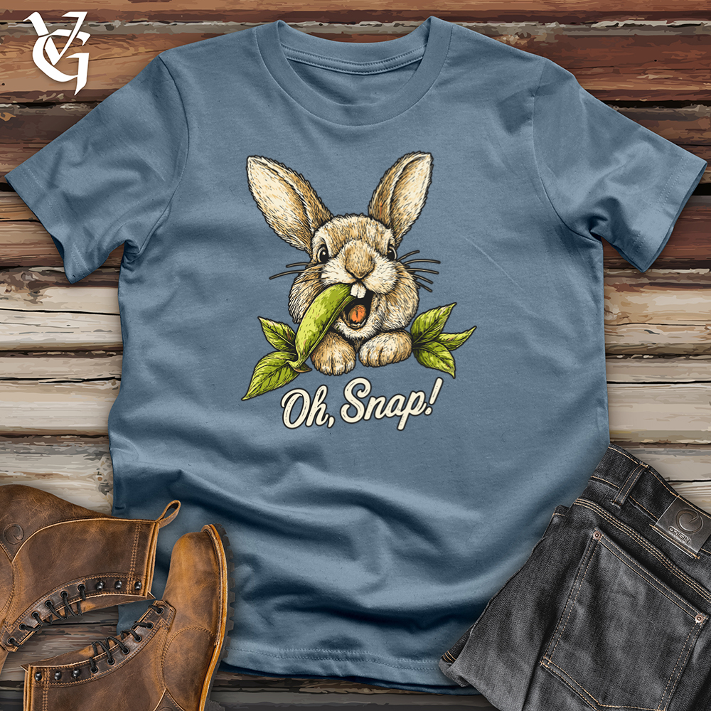 Viking Goods Oh Snap Rabbit Softstyle Tee Indigo Blue / S