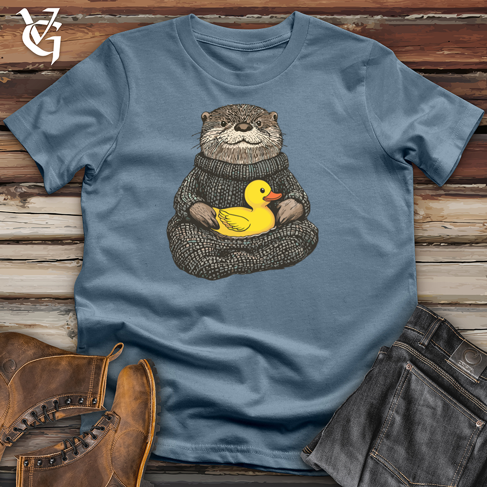 Viking Goods Otter Ducky Softstyle Tee Indigo Blue / S