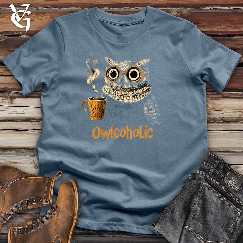 Viking Goods Owlcoholic Softstyle Tee Indigo Blue / S