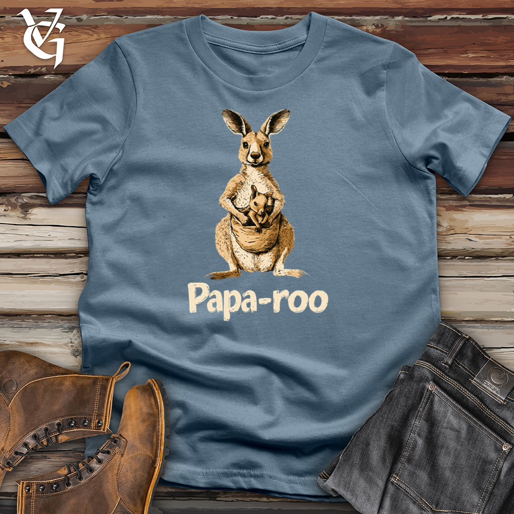 Viking Goods Papa Roo Softstyle Tee Indigo Blue / S