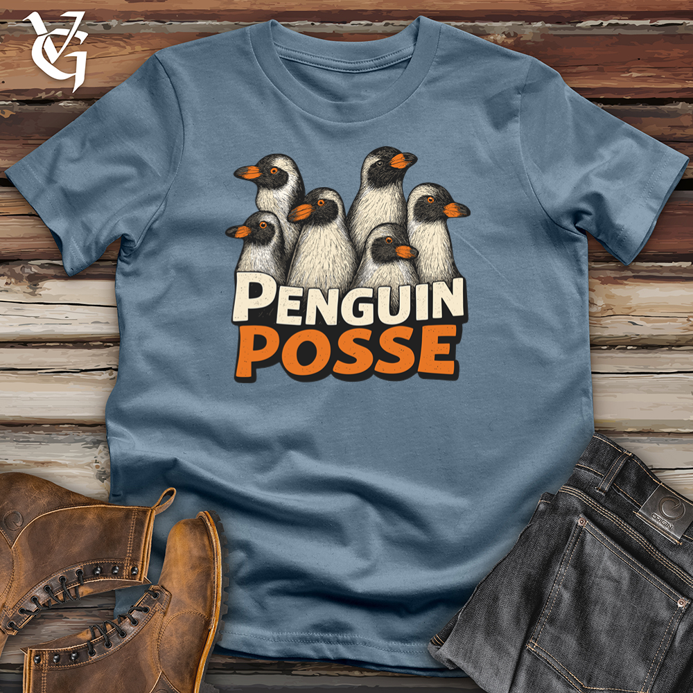 Viking Goods Penguin Posse Softstyle Tee Indigo Blue / S