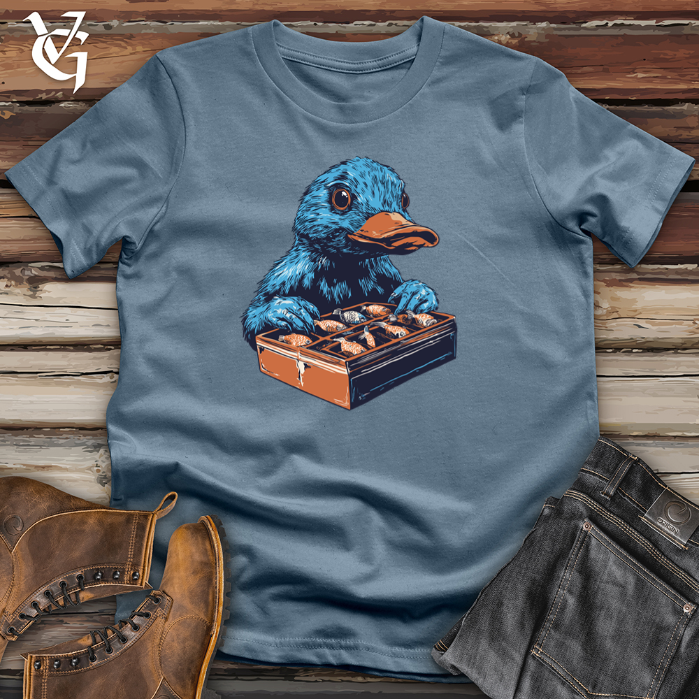 Viking Goods Platypus Box Of Fish Softstyle Tee Indigo Blue / S