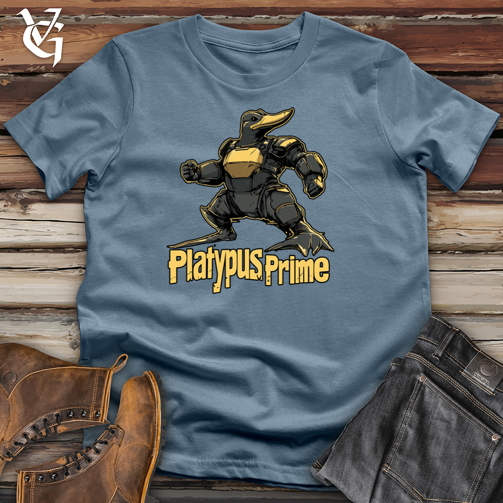 Viking Goods Platypus Prime Softstyle Tee Indigo Blue / S