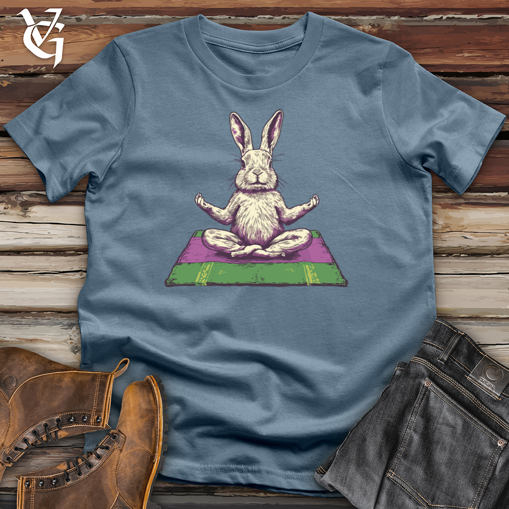 Viking Goods Rabbit Meditation Softstyle Tee Indigo Blue / S