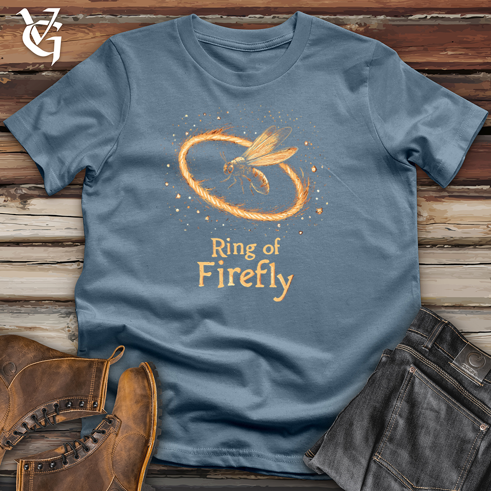 Viking Goods Ring Of Firefly Softstyle Tee Indigo Blue / S