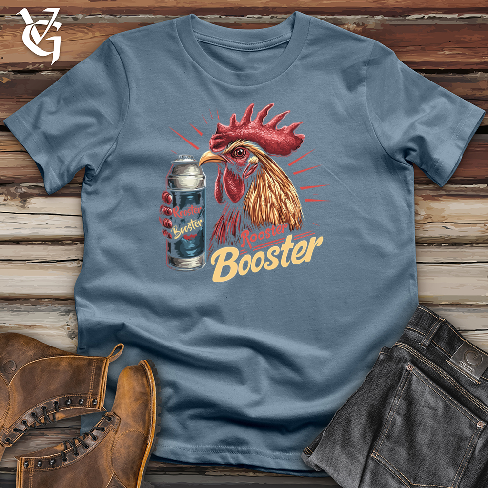 Viking Goods Rooster Booster Energy Softstyle Tee Indigo Blue / S
