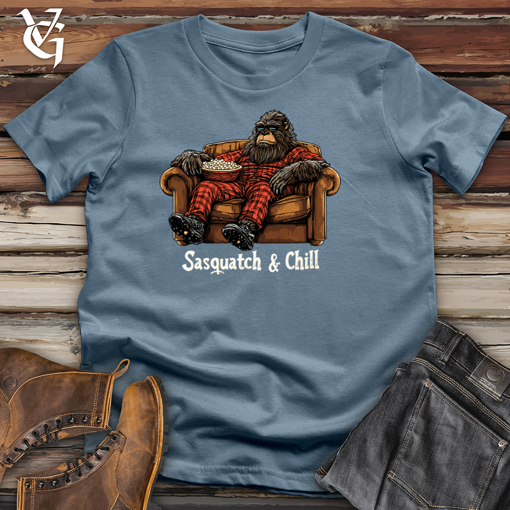 Viking Goods Sasquatch &amp; Chill Softstyle Tee Indigo Blue / S