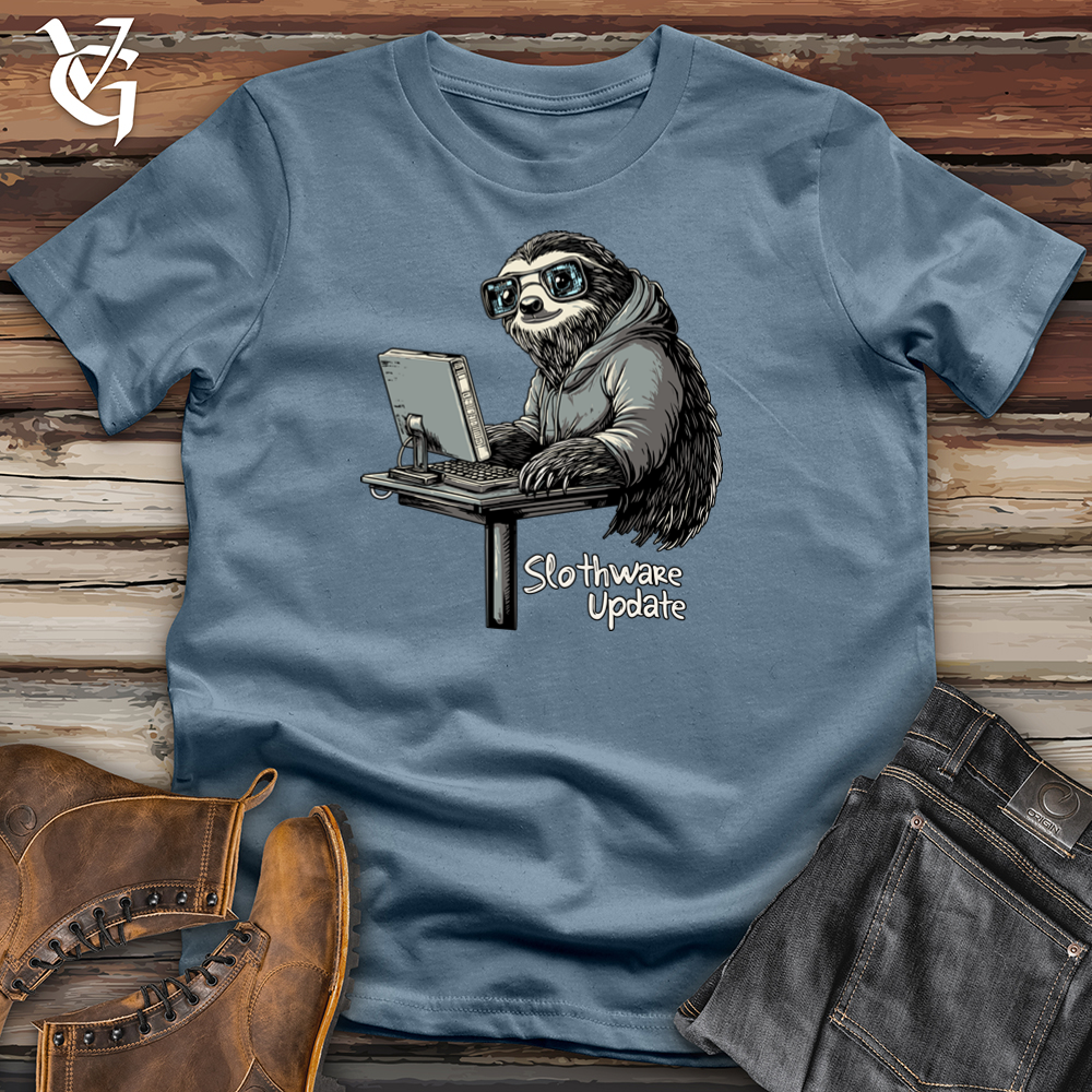 Viking Goods Slothware Update Softstyle Tee Indigo Blue / S