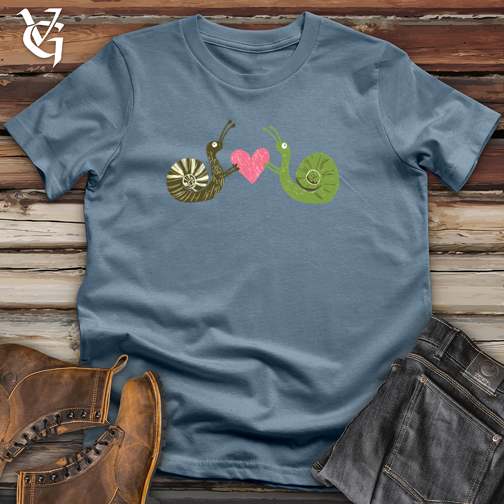 Viking Goods Snail Love Softstyle Tee Indigo Blue / S