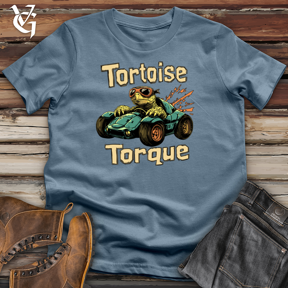 Viking Goods Tortoise Torque Softstyle Tee Indigo Blue / S