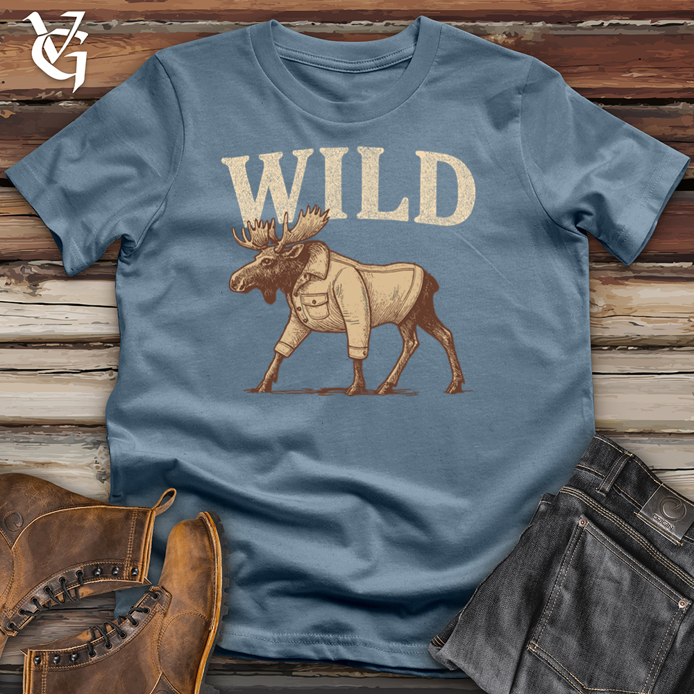 Viking Goods Wild Moose Softstyle Tee Indigo Blue / S