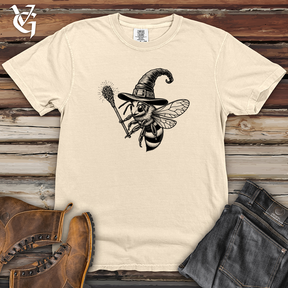 Viking Goods Bee in Witch Hat Heavy Cotton Comfort Colors Tee Ivory / L