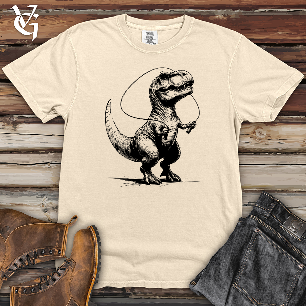 Viking Goods Jump Rope Rex Heavy Cotton Comfort Colors Tee Ivory / L