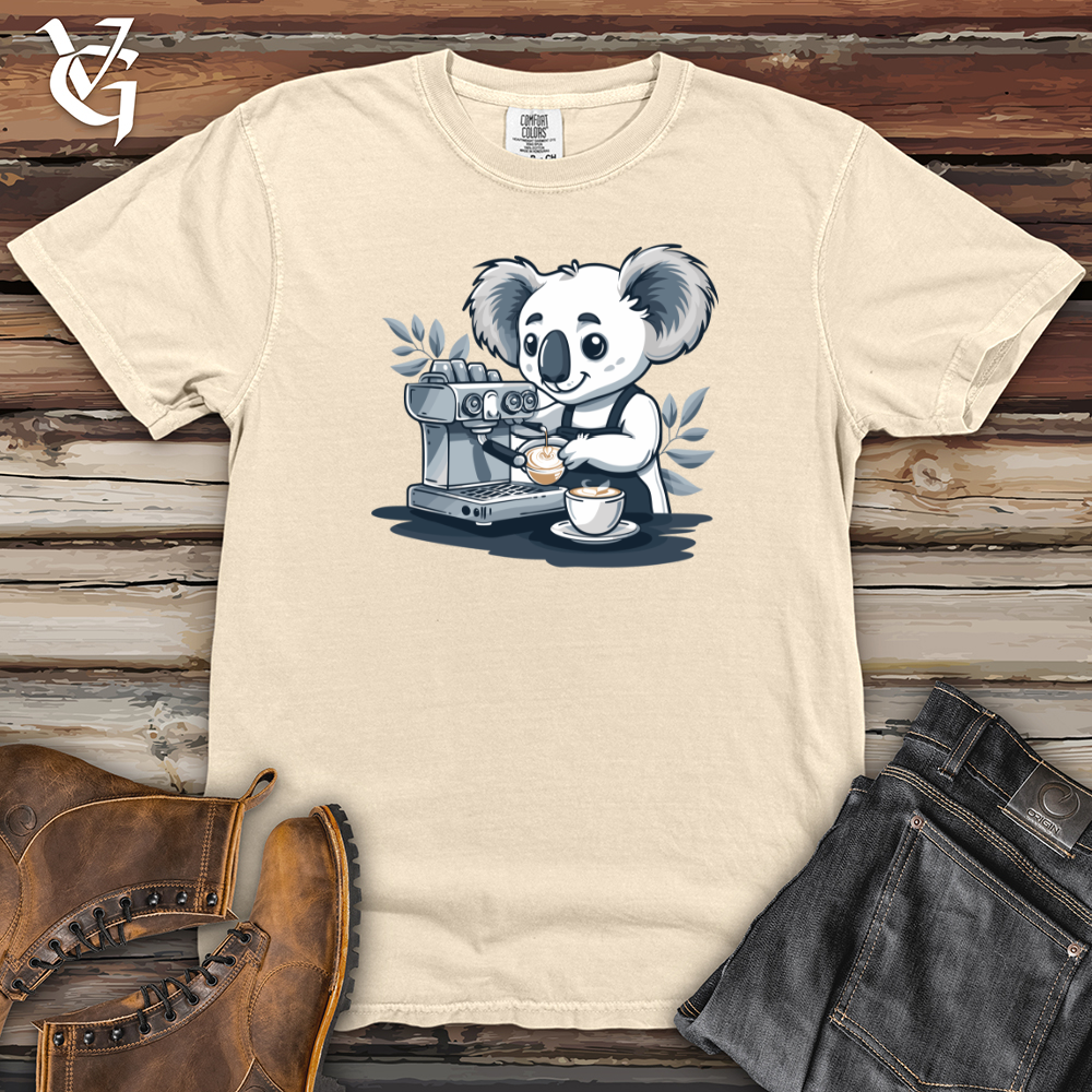 Viking Goods Koala Barista Blend Heavy Cotton Comfort Colors Tee Ivory / L