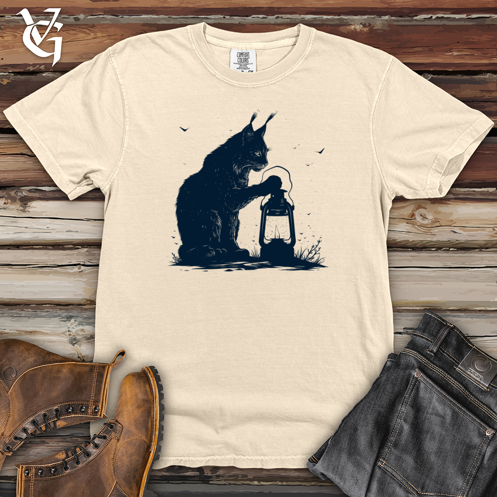 Viking Goods Lynx Lantern Guardian Heavy Cotton Comfort Colors Tee Ivory / L