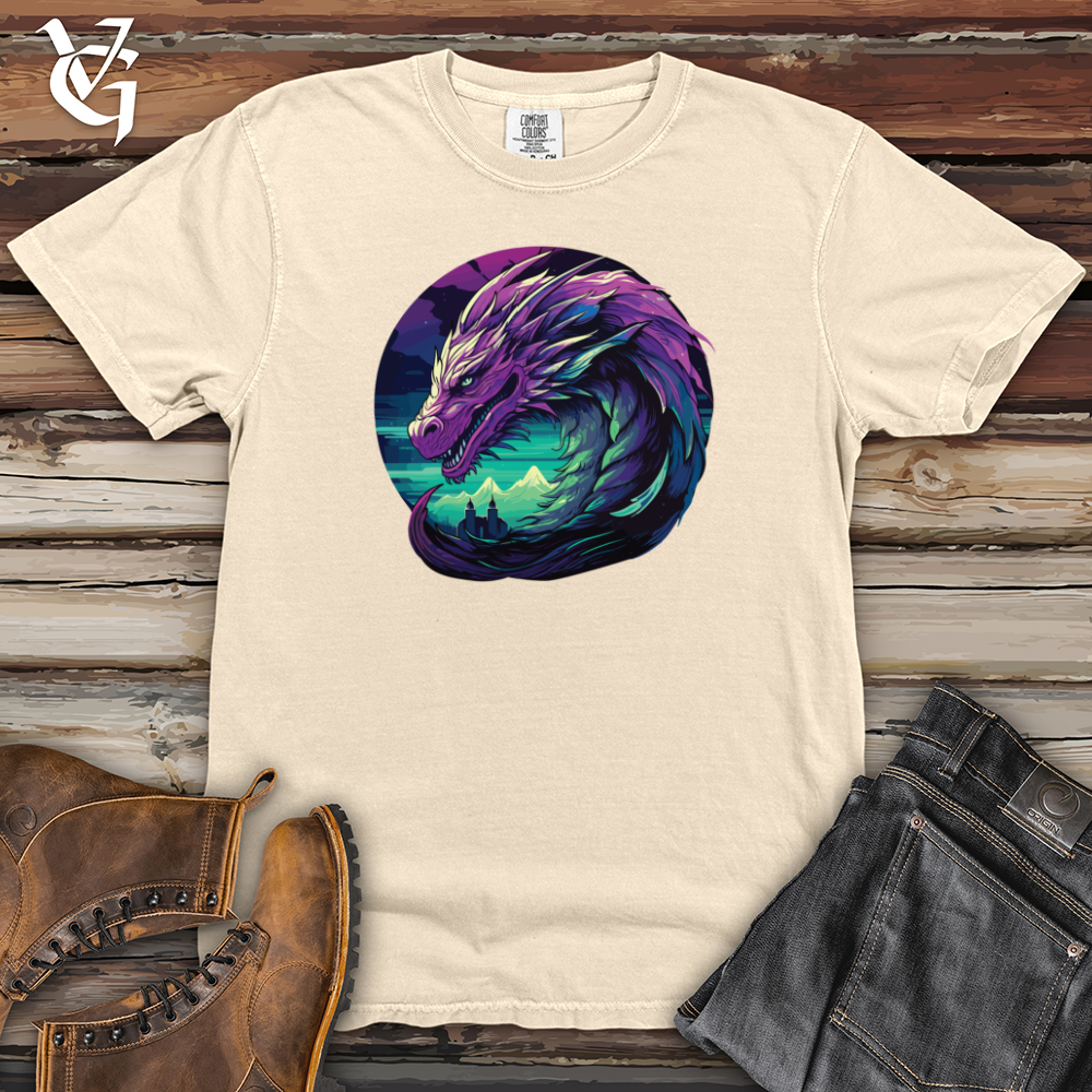 Viking Goods Neon Dragon Elegance Heavy Cotton Comfort Colors Tee Ivory / L