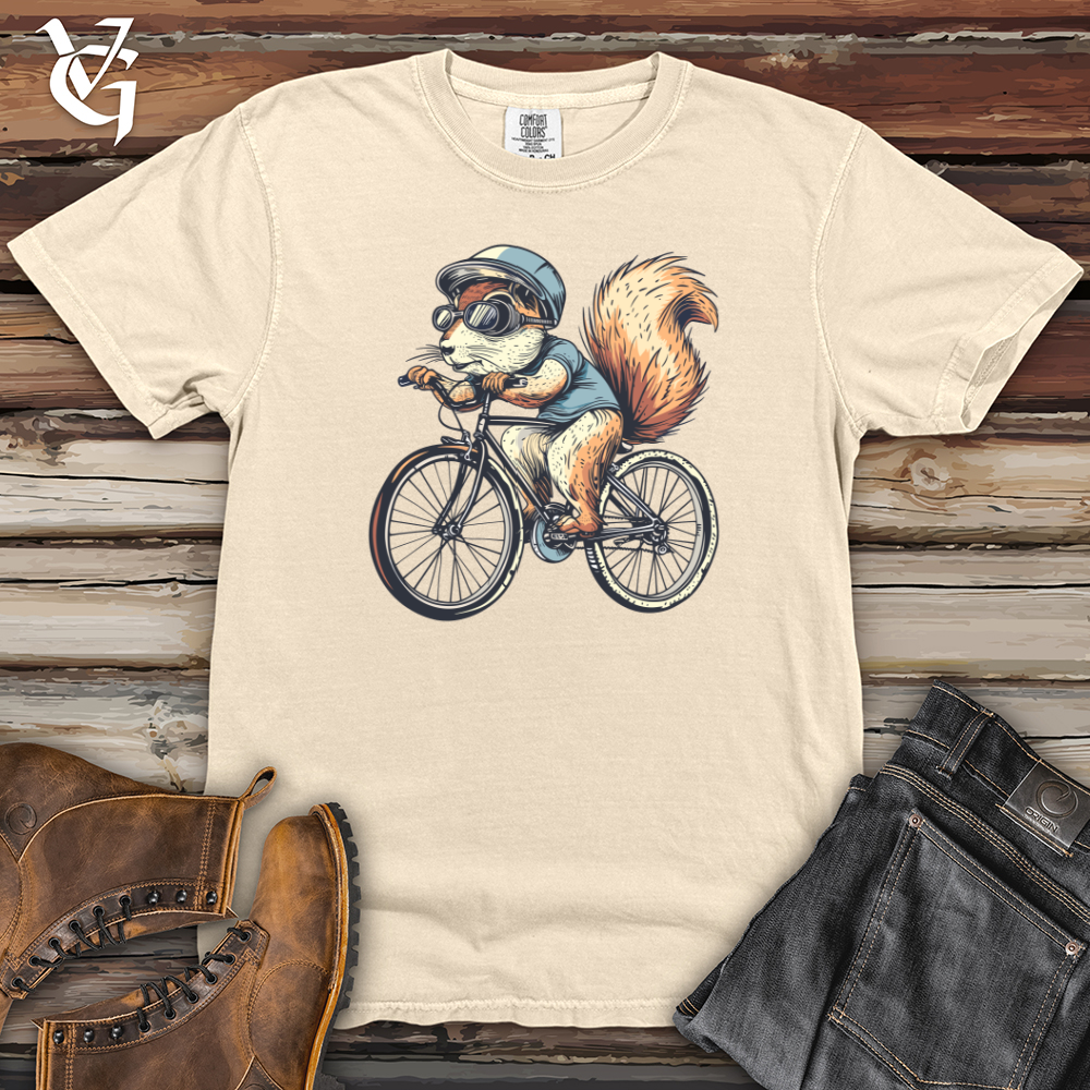 Viking Goods Squirrel Cycle Cruise Heavy Cotton Comfort Colors Tee Ivory / L