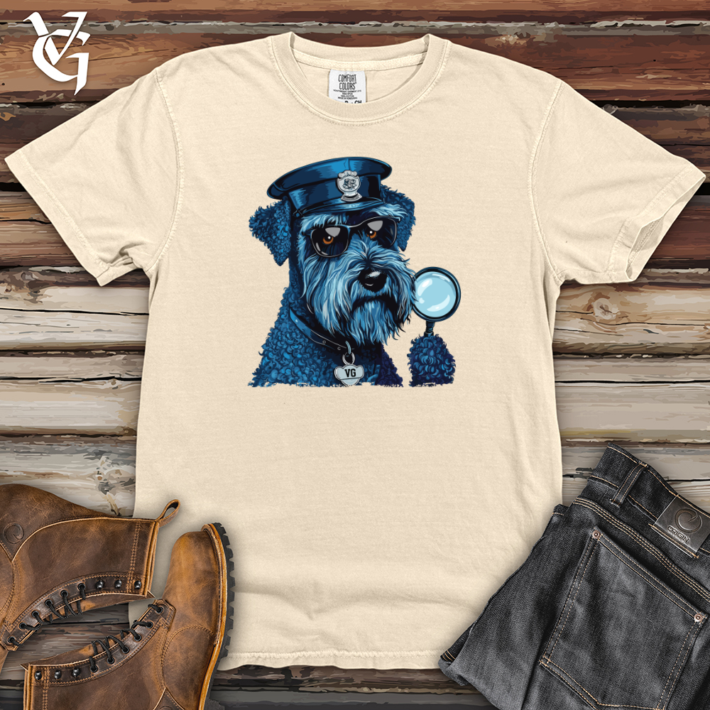 Viking Goods Terrier Police Detective Heavy Cotton Comfort Colors Tee Ivory / L