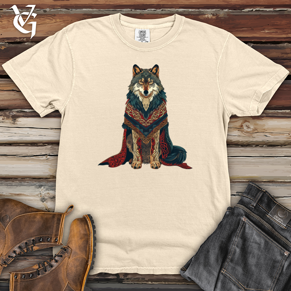 Viking Goods Tribal Wolf Majesty Heavy Cotton Comfort Colors Tee Ivory / L