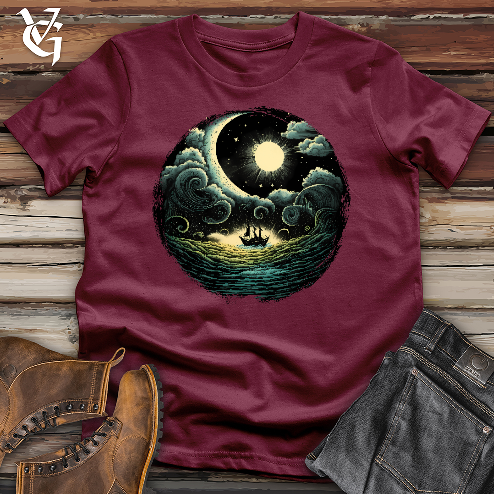 Viking Goods A Boat in the Sea Softstyle Tee Maroon / L