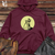 Viking Goods Astronaut Penguin Midweight Hooded Sweatshirt Maroon / L