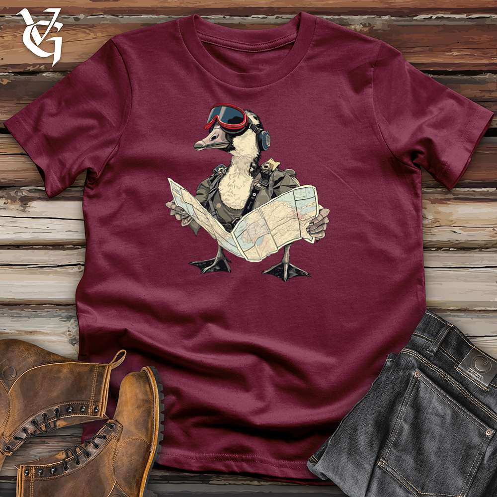 Viking Goods Aviator Duck Tee Maroon / L