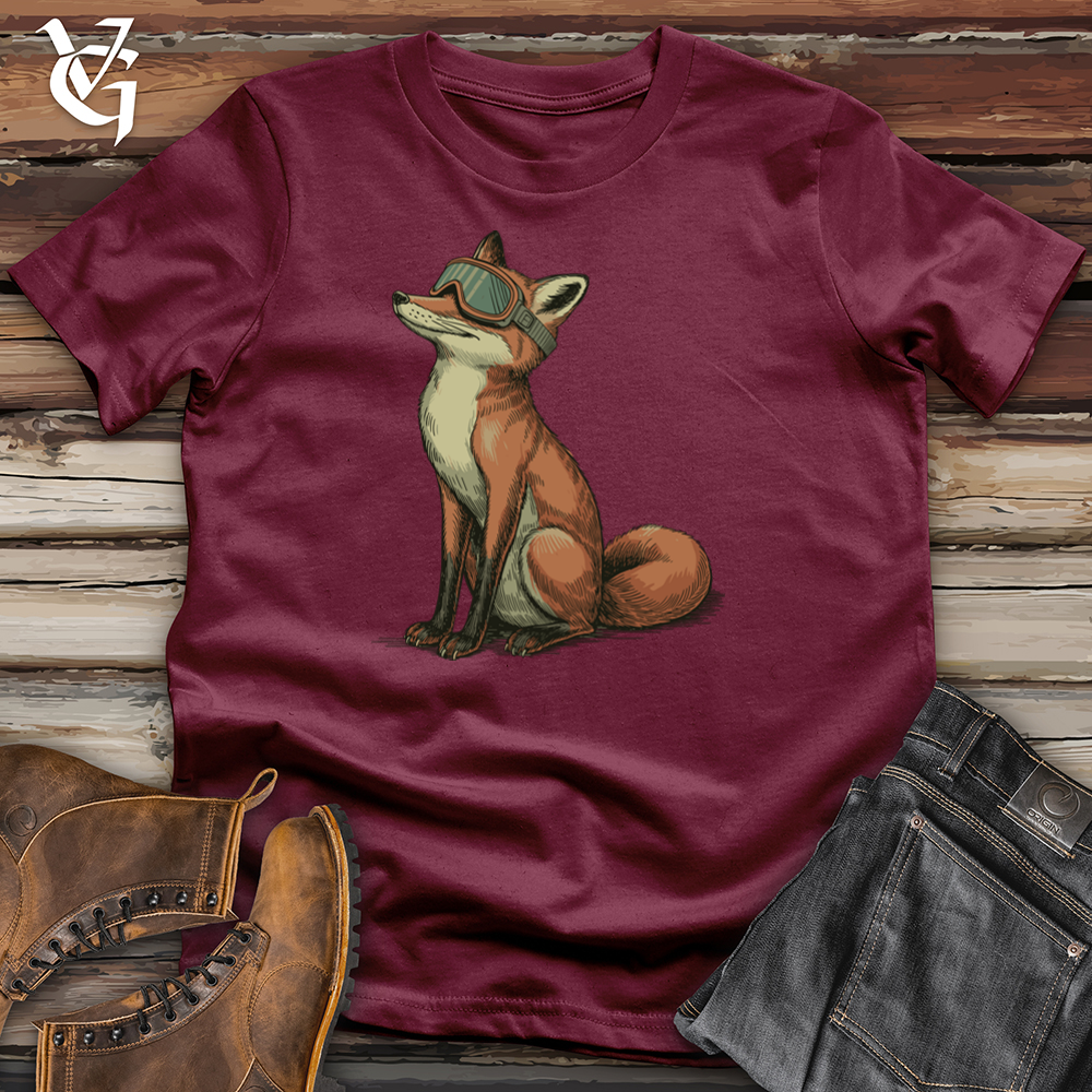 Viking Goods Aviator Fox Tee Maroon / L