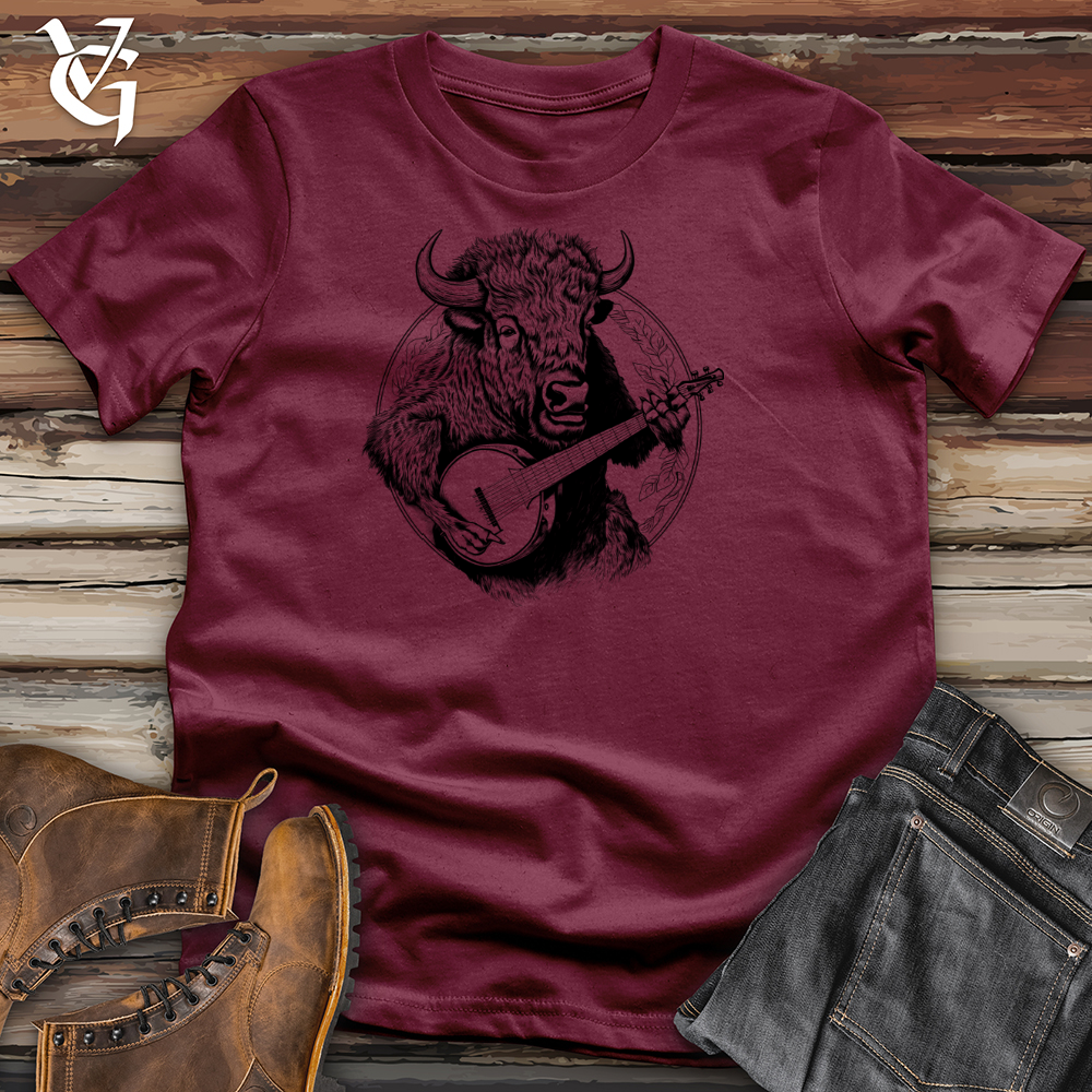 Viking Goods Banjo Bison Tee Maroon / L