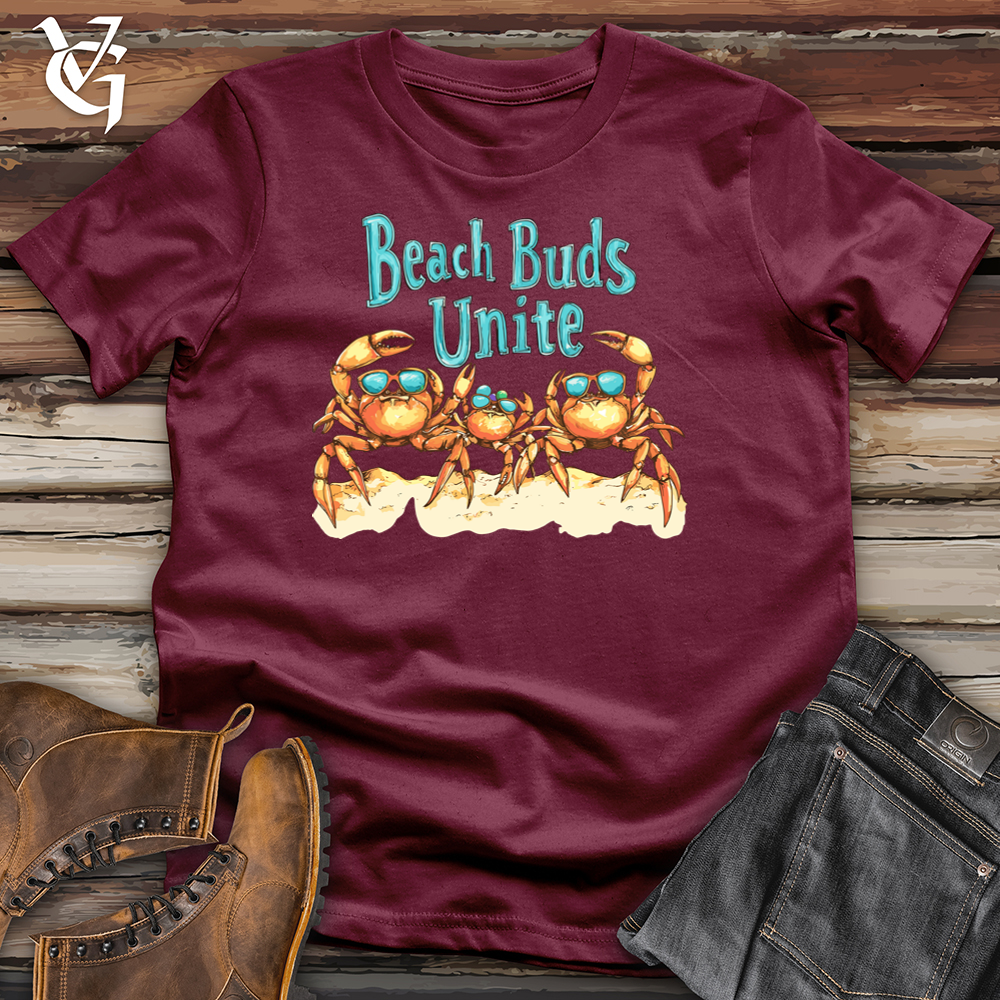 Viking Goods Beach Buds Unite Softstyle Tee Maroon / L