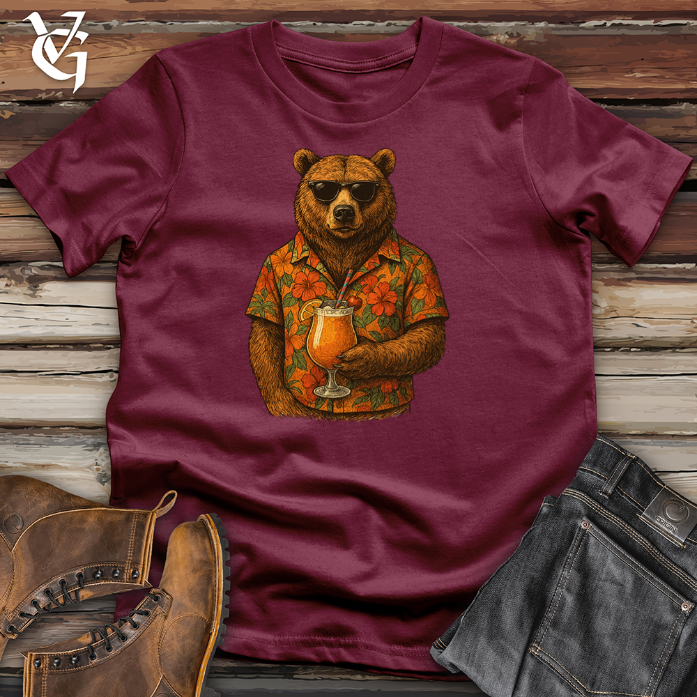 Viking Goods Bear Tee Maroon / L