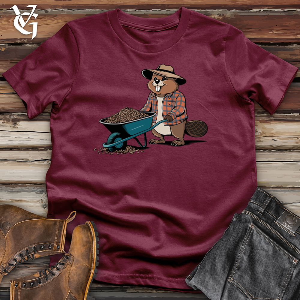 Viking Goods Beaver Softstyle Tee Maroon / L