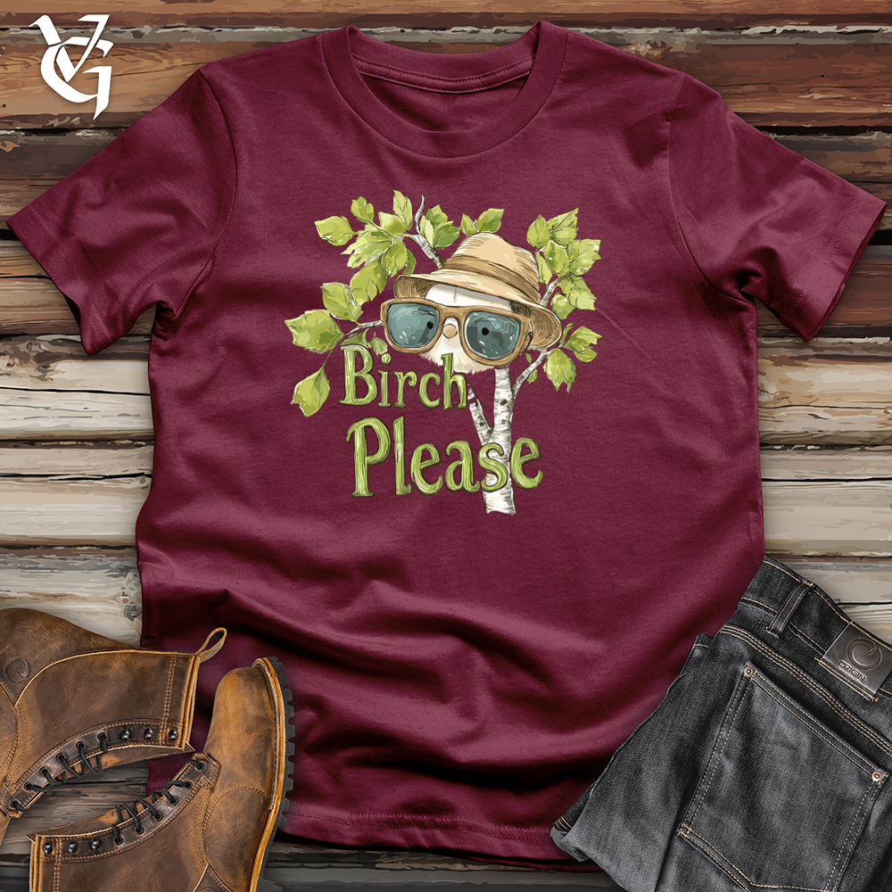 Viking Goods Birch Please Softstyle Tee Maroon / L