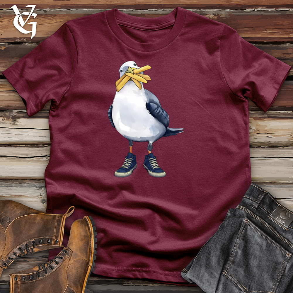Viking Goods Boardwalk Seagull Tee Maroon / L