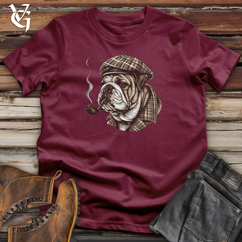 Viking Goods Bulldog Detective Softstyle Tee Maroon / L