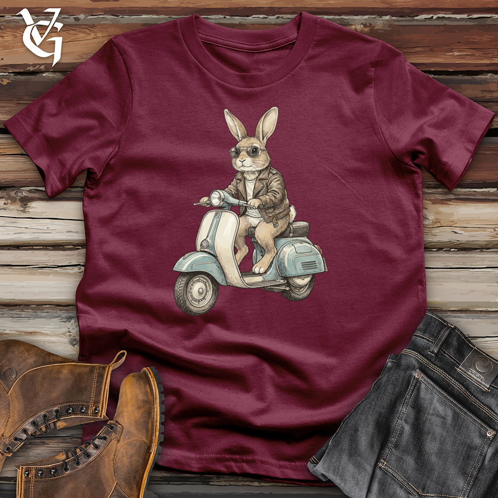 Viking Goods Bunny Scooter Tee Maroon / L