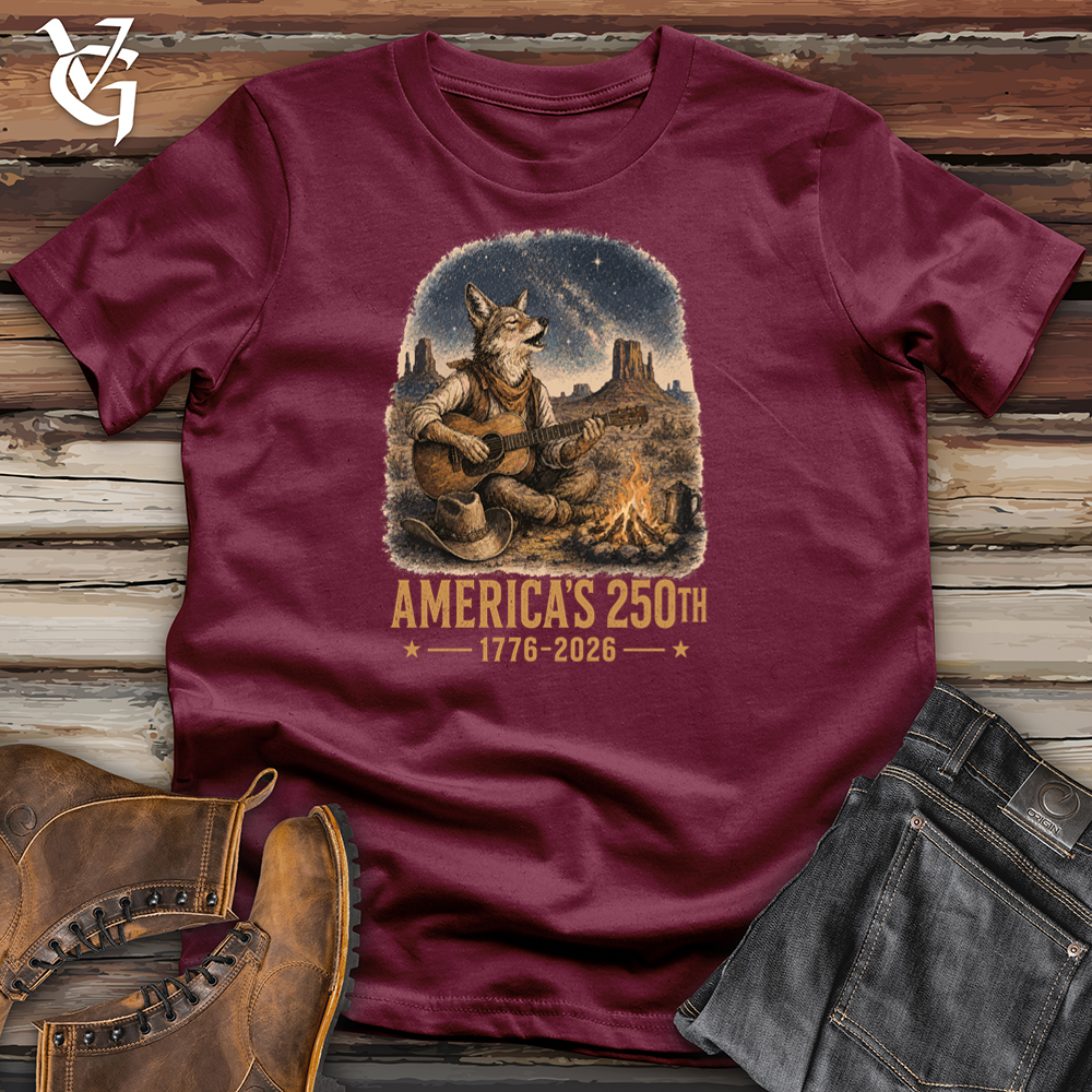 Viking Goods Campfire Coyote Softstyle Tee Maroon / L